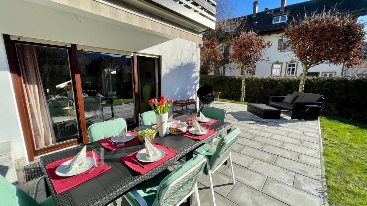Large Holiday Apartment With Sauna, Terrace, Garden And Open Fireplace Lenggries Ngoại thất bức ảnh